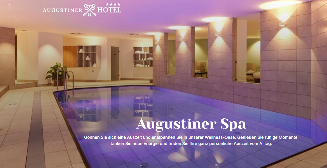 Wellnessbereich · Augustiner Hotel (Schwimmbad, vergünstigt zubuchbar)